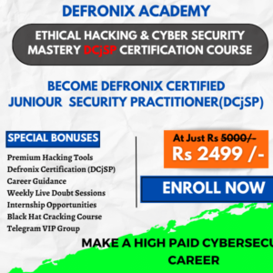 Ethical Hacking Mastery Course – Be A DCjSP